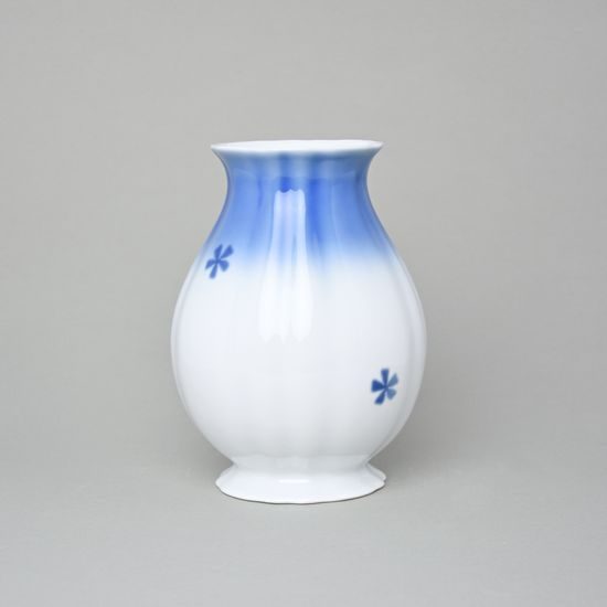 Váza 18,5 cm, Thun 1794, karlovarský porcelán, BLUE CHERRY