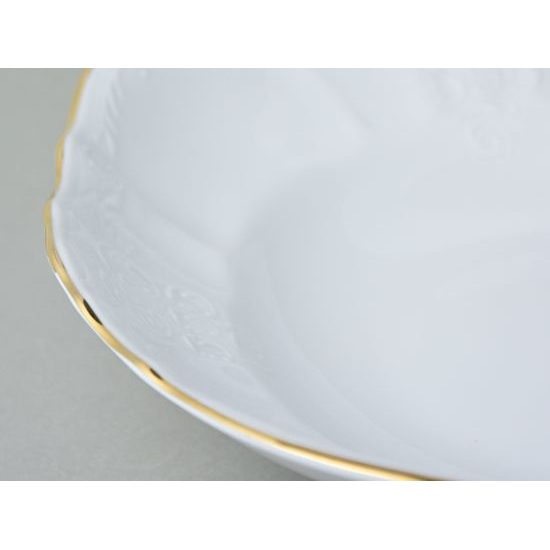 Mísa 25 cm, karlovarský porcelán, BERNADOTTE zlatá linka
