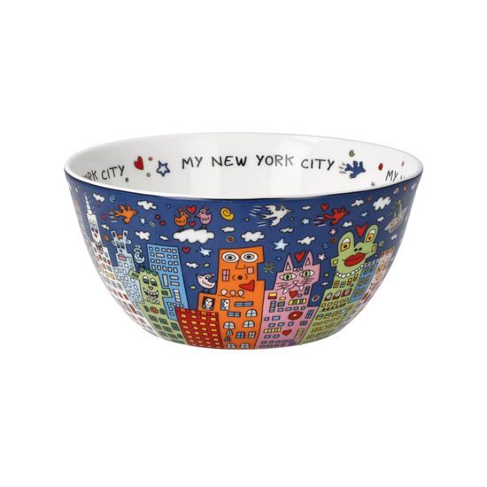 Miska My New York City Night, 15 / 15 / 7 cm, jemný kostní porcelán, J. Rizzi, Goebel