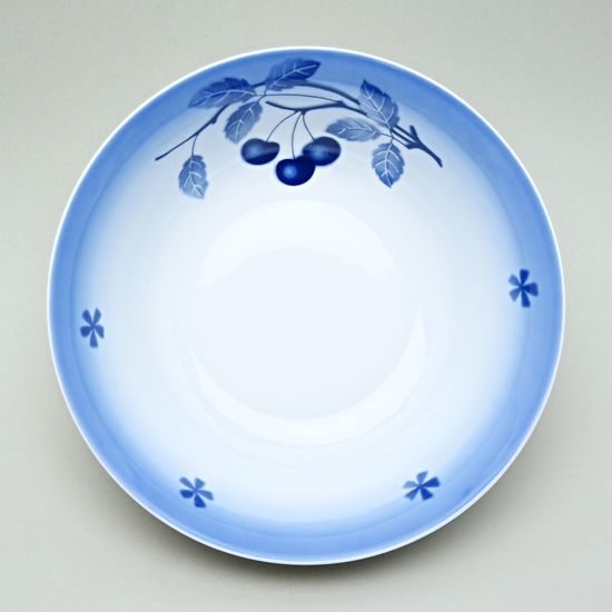 Mísa kulatá hluboká 25 cm, Thun 1794, karlovarský porcelán, BLUE CHERRY