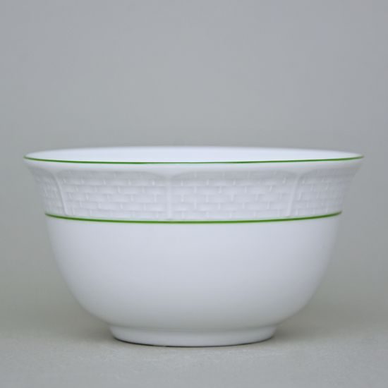 7047703: Miska 11 cm, Thun 1794, karlovarský porcelán, NATÁLIE sv. zelená linka