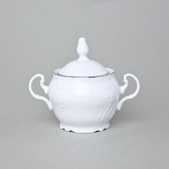 Cukřenka 300 ml, Thun 1794, karlovarský porcelán, BERNADOTTE platina