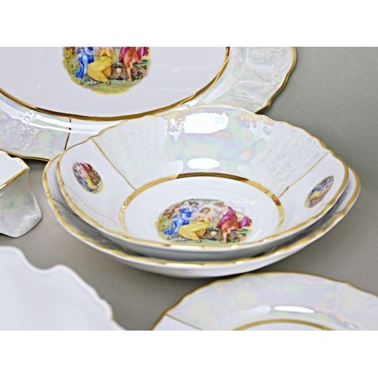 Tři Grácie: Jídelní souprava pro 6 osob, Thun 1794, karlovarský porcelán, BERNADOTTE