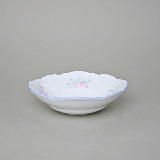 Miska 19 cm, Thun 1794, karlovarský porcelán, BERNADOTTE modro-růžové kytičky