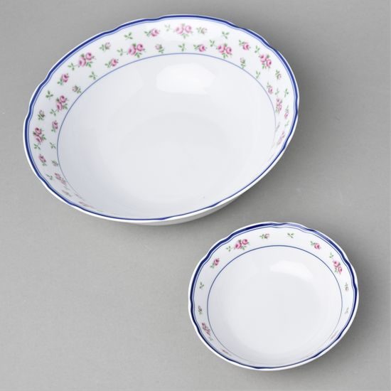 Kompotová souprava pro 6 osob, Thun 1794, karlovarský porcelán, ROSE 80283