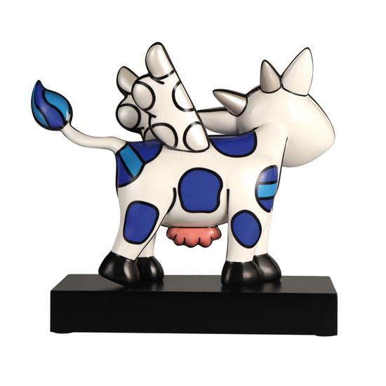 Figurka Flying Cow, 37,2 / 15,5 / 31 cm, porcelán, R. Britto, Goebel