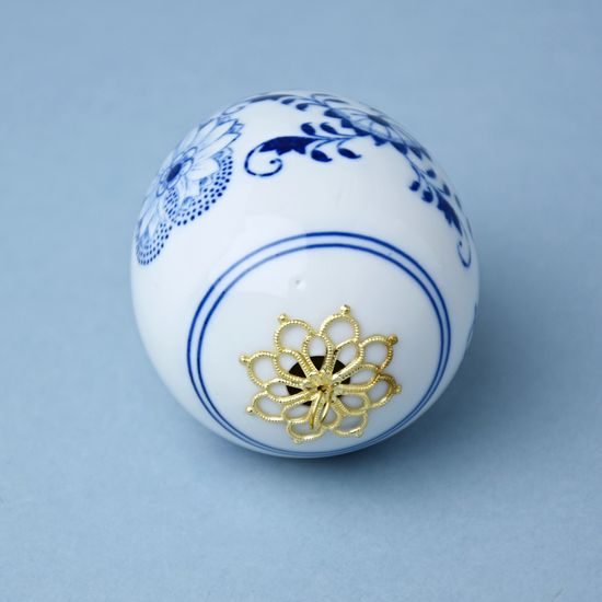 Velikonoční vajíčko závěsné 5,6 x 7,5 cm, Cibulák, originální z Dubí, 2. j