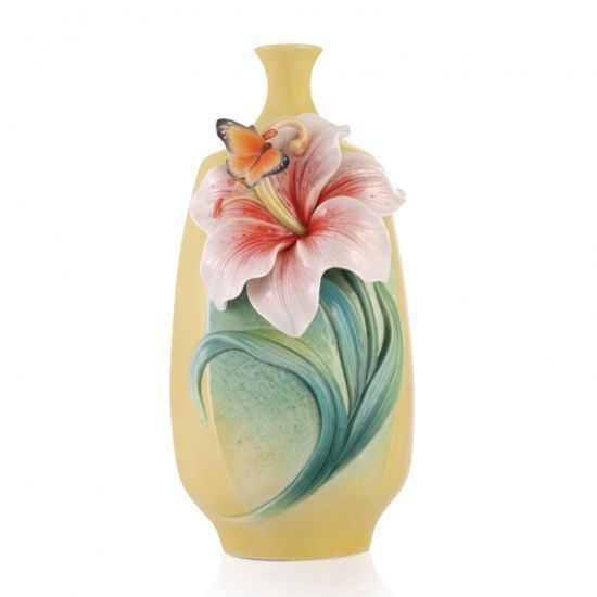 Váza 29 cm, Lilie, Porcelán FRANZ
