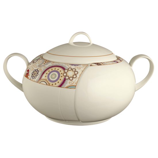 Mísa polévková 3,2 l, Achat 4045 Myst, Královský porcelán Tettau