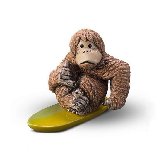 De Rosa - Surfař, Profesionální orangutani, 6 x 6 x 10 cm, keramická figurka, De Rosa Montevideo