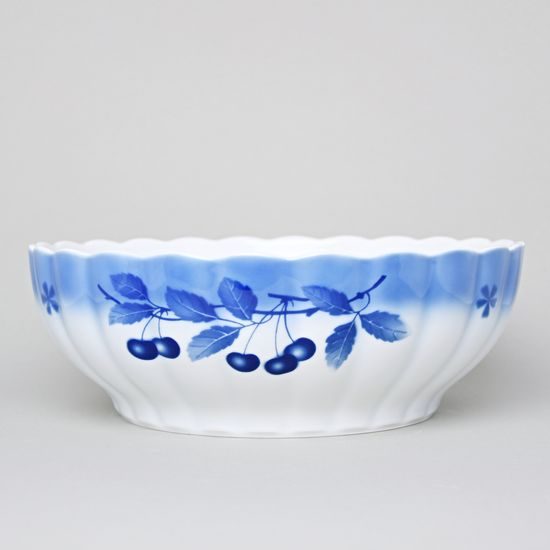 Mísa zadělávací 30 x 10 cm, Thun 1794, karlovarský porcelán, BLUE CHERRY