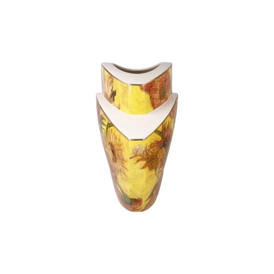 Váza Slunečnice, 33 / 16,5 / 29 cm, V. van Gogh, porcelán, Goebel