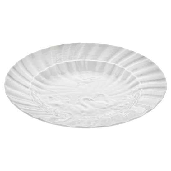 Talíř mělký 24,5 cm, Labutě, Míšeňský porcelán
