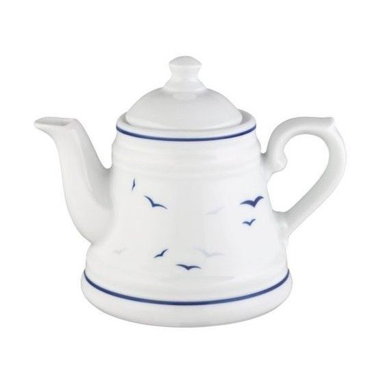 Konvice čajová 0,65 l, Worpswede 4164 Rügen, Královský porcelán Tettau