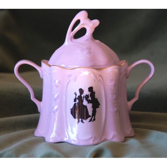 Cukřenka, Olga 418, Růžový porcelán z Chodova