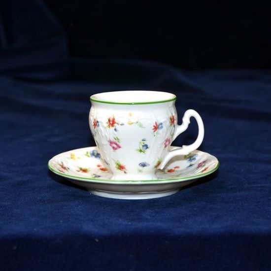 Šálek a podšálek Espresso 75 ml / 12 cm, Thun 1794, karlovarský porcelán, BERNADOTTE 7570a57