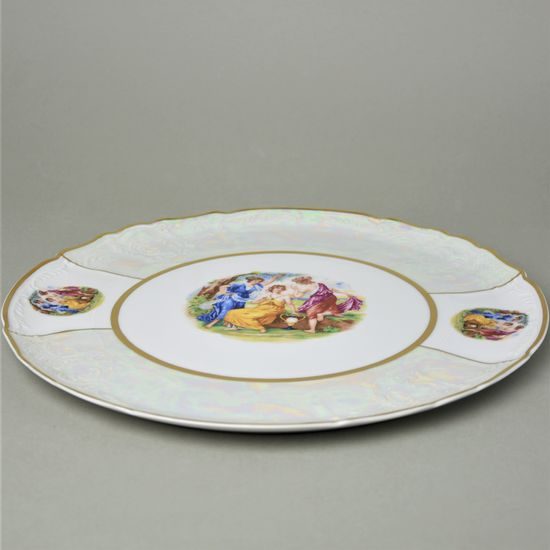 Tři Grácie: Talíř dortový 32 cm, Thun 1794, karlovarský porcelán, BERNADOTTE