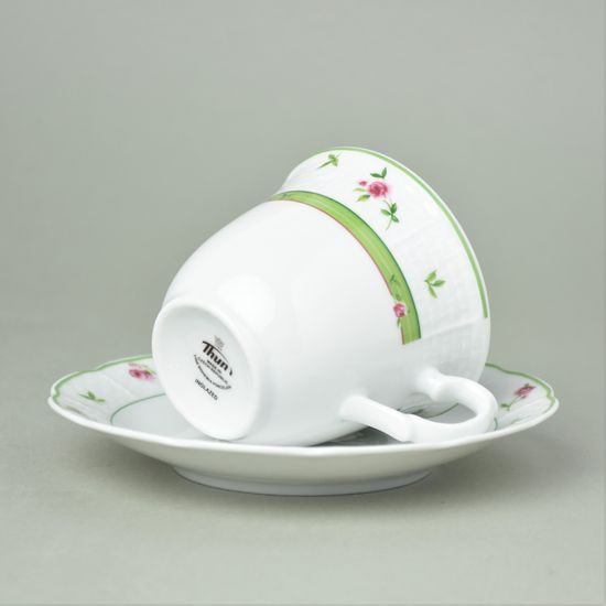 Šálek 200 ml a podšálek 155 mm, Thun 1794, karlovarský porcelán, MENUET 80289