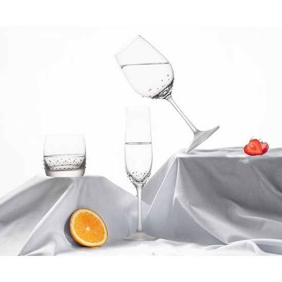 Ledové sklenice set - 2ks, skleničky na sekt, Křišťálové dárky a dekorace PRECIOSA