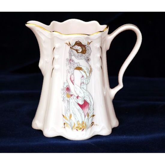 Mlékovka, Olga 585 Mucha, Růžový porcelán z Chodova