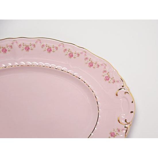 Jídelní souprava pro 6 osob Sonáta dekor 158, Leander, růžový porcelán