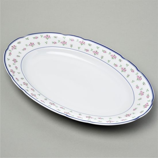 Mísa oválná 39 cm, Thun 1794, karlovarský porcelán, ROSE 80283