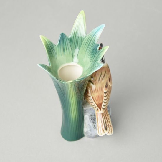 Váza Vrabec 18 cm, porcelán FRANZ