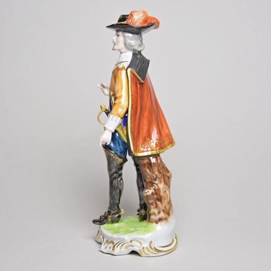 Tři mušketýři - Aramis 20 cm, Porcelánové figurky Unterweissbacher