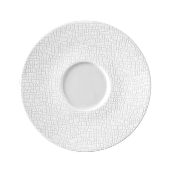 Podšálek 16,5 cm, Luxury White 25676, Porcelán Seltmann