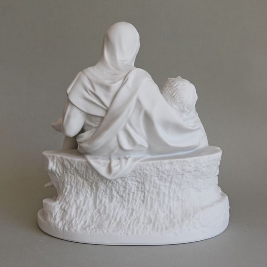 Pieta, 16,8 x 24,9 x 27,4 cm, Biskvit, Porcelánové figurky Duchcov