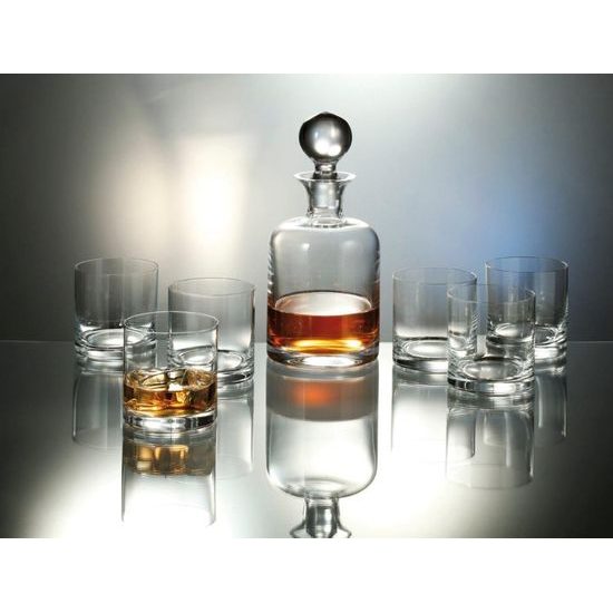 Bohemia whisky set - sada na whisky a koňak 7 ks., křišťál Bohemia Crystalex