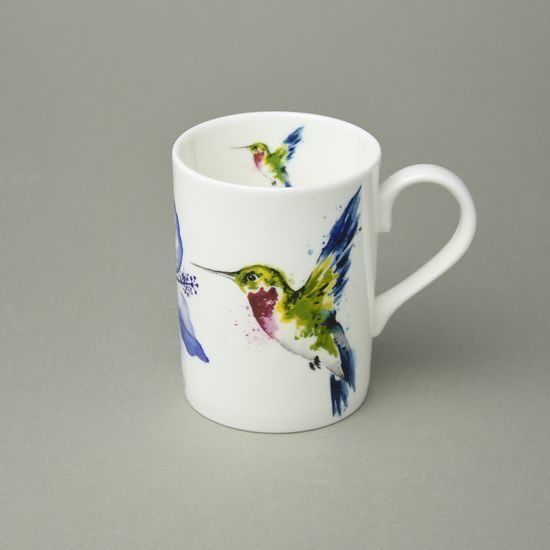 Kolibřík: Hrnek Lucy 320 ml, anglický kostní porcelán, Roy Kirkham