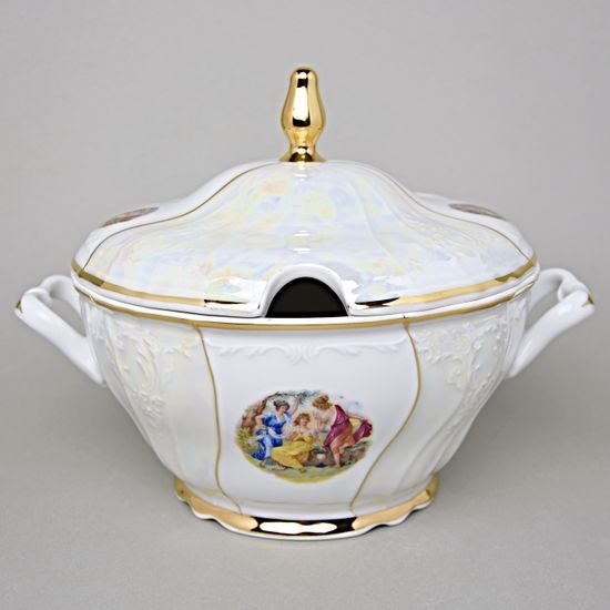 Tři Grácie: Mísa polévková 2,5 l, Thun 1794, karlovarský porcelán, BERNADOTTE