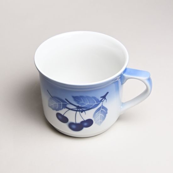 Hrnek vařák 0,6 l, Thun 1794, karlovarský porcelán, BLUE CHERRY