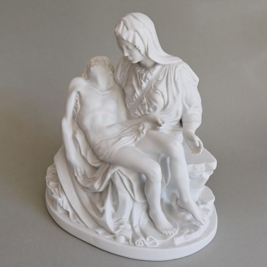 Pieta, 16,8 x 24,9 x 27,4 cm, Biskvit, Porcelánové figurky Duchcov