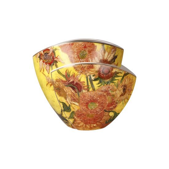 Váza Slunečnice, 33 / 16,5 / 29 cm, V. van Gogh, porcelán, Goebel