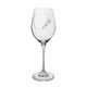 Set Vital Srdce 4+1, sklenice na bílé víno 360 ml, karafa 1l, zdobené krystaly Swarovski