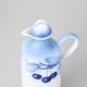 Láhev na olej 0,5 l, Thun 1794, karlovarský porcelán, BLUE CHERRY