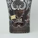 Egermann: Váza černá/temně fialová lazura, 24,5 cm, Křišťálové vázy Egermann