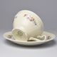 Šálek a podšálek čajový 205 ml / 15,5 cm, Thun 1794, karlovarský porcelán, BERNADOTTE ivory + kytičky