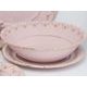 Jídelní souprava pro 6 osob Sonáta dekor 158, Leander, růžový porcelán