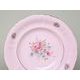 Talíř hluboký 23 cm, dekor 13, Leander, růžový porcelán