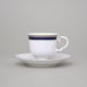 Vicomte 92018: Šálek espresso 80 ml plus podšálek 120 mm, Thun 1794, karlovarský porcelán