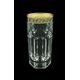 Astra Gold: Sklenice vysoká (long drink) 370 ml, křišťál, Antique Golden Black decor