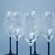 Celebration - Cibulák - Broušené skleničky na bílé víno 360 ml, 6 ks + krystaly Swarovski