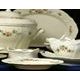 Jídelní sada pro 6 osob, Thun 1794, karlovarský porcelán, BERNADOTTE ivory + kytičky