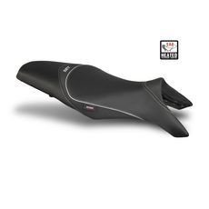 Komfortní sedlo SHAD SHY0M9300H vyhřívané černo/šedé, šedé švy