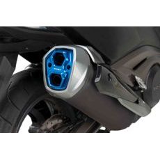 End tube for exhaust PUIG 9542A modrá
