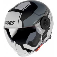 JET HELMET AXXIS RAVEN SV ABS MILANO MATT WHITE, L DYDŽIO