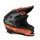 MX helmet YOKO SCRAMBLE matte black / orange, XL dydžio